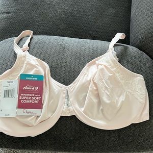 Olga Cloud 9 Minimizer Bra size 36DD Light Pink